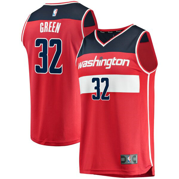 Maillot Washington Wizards Homme Jeff Green 32 Icon Edition Rouge